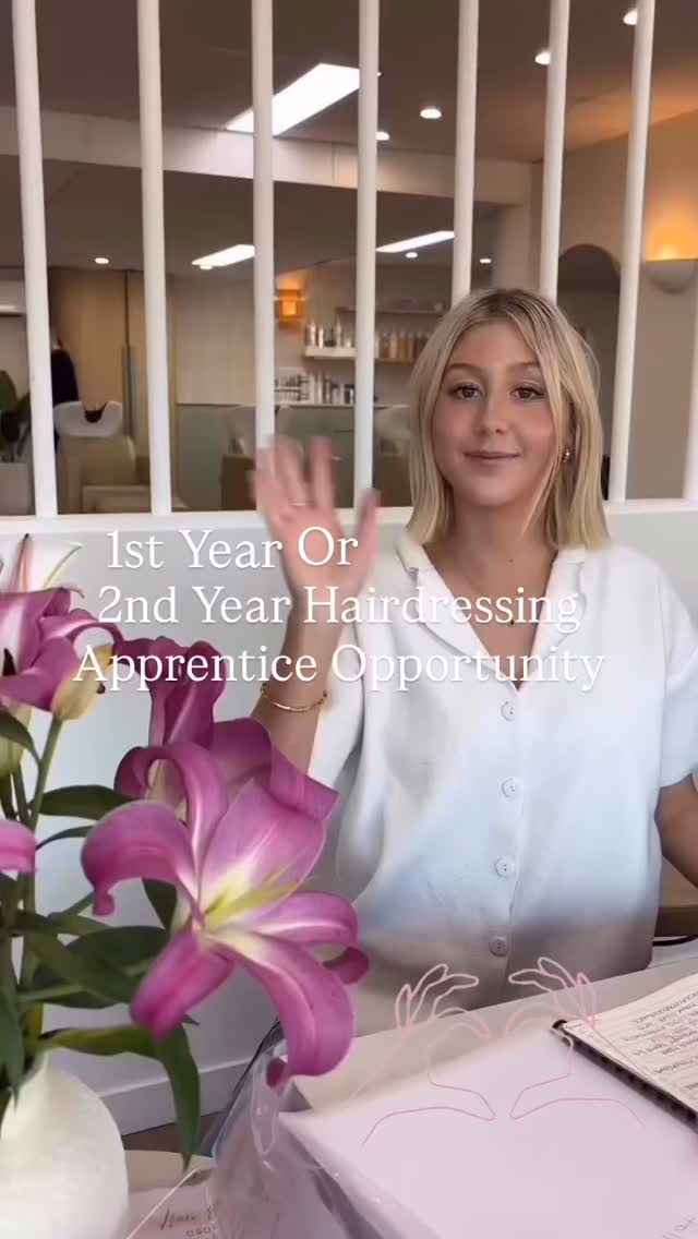 We’re on the lookout for a 1st & 2nd Year Hairdressing Apprentice 💇‍♀️💇‍♂️

If you’re passionate about hair, fashion & all things creative, love learning, and dream of growing your skills in a fun, supportive salon — we want to hear from you!

📩 Email us your resume or pop in-salon to apply.

✨ Start your hair journey with us
