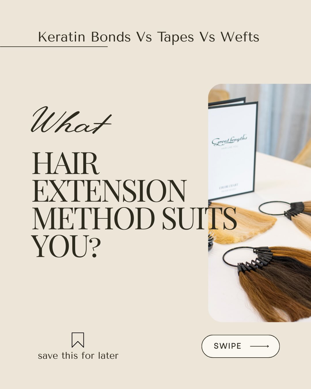 Not all extensions are created equal, and the BEST method isn’t one size fits all.
Your hair type, lifestyle, and how you like to maintain your hair all matter. 

We just dropped a new blog breaking down Keratin Bonds VS Tapes VS Wefts so you can choose with confidence. 

Read it now - link in bio 🔗 

Comment EXTENSIONS of you want us to recommend the best option for you

Sunshine Coast Hair Extension Specialists 📍