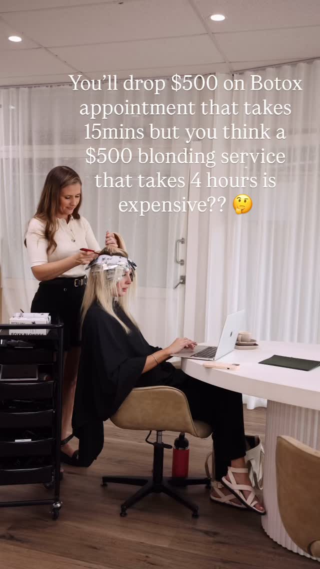 Everyone sees their value in things differently, but just be mindful, we work hard and long to make you look beautiful and that should be respected. If we are too expensive no problem we are not aligned 😉