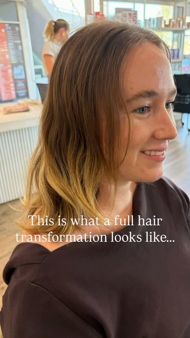 Natural hair → blonde AND long ✨

A full transformation with custom blonde colour and perfectly blended extensions to add length, fullness and dimension.

The goal is always the same — hair that looks completely natural, just better.

Colour, placement and extension method are all customised to suit the client’s hair so the result grows out beautifully and blends seamlessly.

Because great extensions shouldn’t be obvious… they should just look like your dream hair.