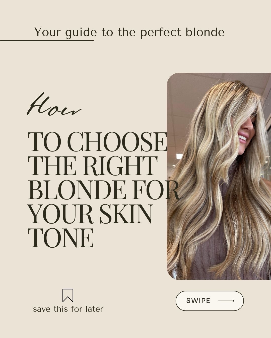 Choosing the right blonde isn’t just about picking a colour you like, it’s about choosing a shade that enhances your skin tone and features.

The right blonde will make your complexion glow, your eyes pop and your colour look effortlessly expensive.
The wrong blonde can unfortunately do the opposite.

That’s why at Coastal Blondes we create custom blonde colours tailored to each client rather than using a one-shade-fits-all approach.

If you’re unsure which blonde would suit you best, we’ve written a full guide on our website explaining:
• how to identify your skin undertone
• the most flattering blonde shades
• what to consider before going blonde

Tap the link in our bio to read it.
Or book a consultation with one of our blonde specialists in Mooloolaba.

Save this post for your next hair appointment ✨