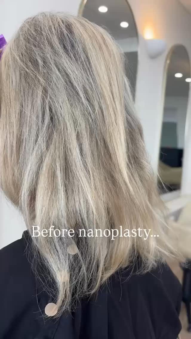 Nanoplasty results you’ll love — sleek hair for up to 8 months 💫

Want to control the frizz, book in with Hazel our Nanoplasty Specialist 😘 

#nanoplasty #sunshinecoastkeratinsmoothing #sunshinecoasthairdresser #frizzfreehair