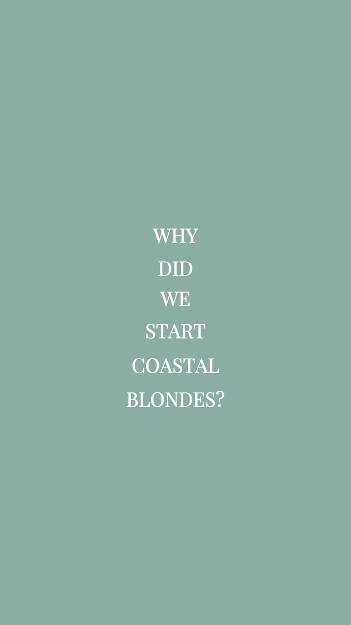 Almost called Scandi Blondes. Almost got scammed signing up for a home office. Naming and opening a salon really challenged us!! 

What we DID know was that we wanted to do it together, and we wanted beautiful blondes to be a big part of it. Sooo, Coastal Blondes just felt like… us. It felt super natural! A nod to where we live and the hair we love creating. And finding our spot in Mooloolaba meant clients coming from both north and south could get to us easily, which mattered so much too.

P.S. For our brunettes and copper girlies wondering whether you’re allowed in… yes, absolutely! Blondes might be in the name, but there’s a chair here for you always.

Stay tuned for part two of our story… 

__
#hairdressernearme #hairsaloncontentideas #blondehairinspo #sunshinecoasthairsalon #hairsalonsunnycoast, hairdresser near me, blonde hair salon sunshine coast, mooloolaba hairdresser, mooloolaba hairdresser