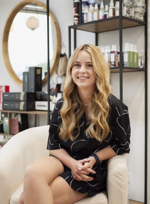 Sophie Wharton - emerging stylist at Coastal Blondes